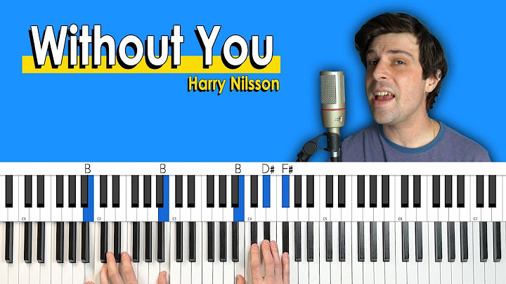 Without You Piano version - Piano performance video thumbnail