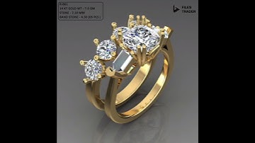 💍 100 Stunning Solitaire Ring lot 7. Designs for Jewelers | 3DM & STL Files Download Now!