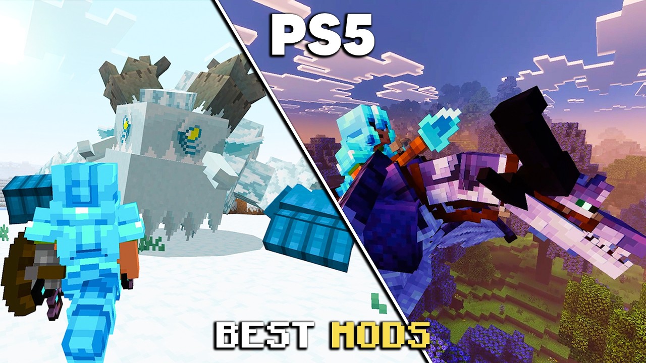 Minecraft: BEST Starter Addons in Bedrock 26.1 - 1 21+ [PS4/PS5/Xbox/PE] | 4K