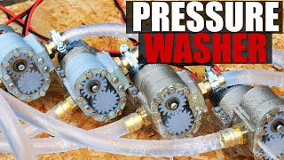 3D Printer Pressure Washer with GEAR PUMPS - Part 2