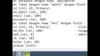 01/14 Tutorial Aplikasi Data dan Laporan Sederhana   Template screenshot 4