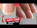 Anti Chipping Technique! How To Stop Chipping | Russian, Efile Manicure