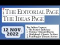 12th November 2022 | Gargi Classes The Indian Express Editorials &amp; Idea Analysis | By R.K. Lata