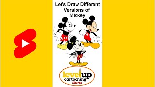 Let's Draw Different Versions of Mickey