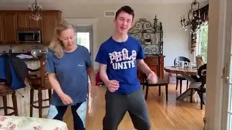 Let's Dance - James McKenna '23 and his mom Doreen...