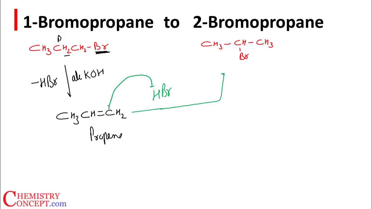 1 Bromopropane To 2 Bromopropane Organic Chemistry Conversions YouTube 1 Bromopropane To 2 Bromopropane Organic Chemistry Conversions YouTube
