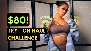 80 Dollars Try On Haul Challenge