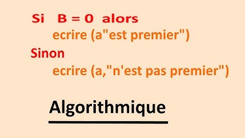 Algorithmique:  les nombres premiers par la boucle Pour (For)