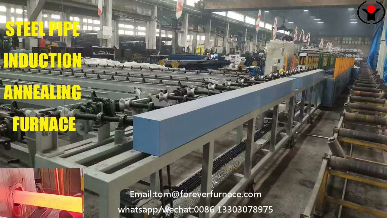 Factory Direct Sale Stainless Steel Tube Induction Annealing Heating Furnace