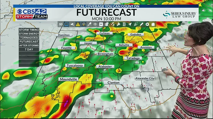 Central AL Forecast for 12/16/19 at 5 pm