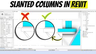 Slanted Columns in Revit Tutorial