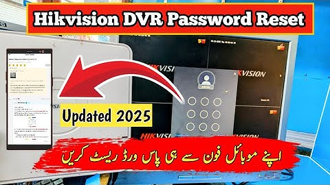 How to Reset Hikvision DVR Password in Mobile 2025 | Device Password Reset Urdu | Hindi