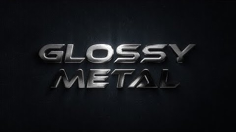 Glossy Metal Titles Motion Graphics Templates