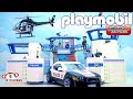 Playmobil City Action! Build and Play Police Headquarters Prison, Police Car, Helicopter and More!!