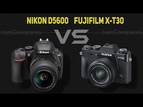 Nikon D5600 vs Fujifilm X-T30  [Camera Battle]