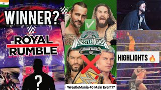 Royal Rumble 2024 Winner ? Dec.26 holiday Tour Highlight| WrestleMania 40 Main event locked ?