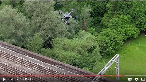 Vogel R3D - advanced UAV drone rail surveying from Plowman Craven