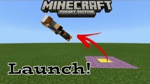 Minecraft | How To Make Launch Pad In Minecraft