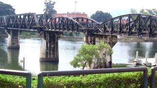 DownloadBridge over River Kwai & Kanchanaburi War Cemetery Thailand กาญจนบุรี MP3 MP4 Bridge over River Kwai & Kanchanaburi War Cemetery Thailand กาญจนบุรี