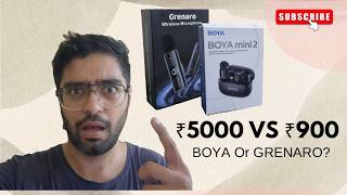 Surprising Results - Expensive VS Cheap Wireless Mic - BOYA VS Grenaro