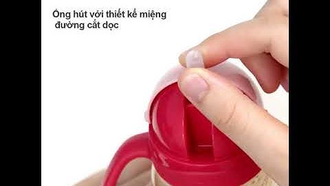 Ly tập uống nước nắp trượt ống hút tự động PPSU