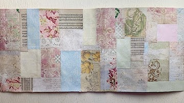 ‘Craft With Me’ -Mini Journal -Quick Update, Selecting Laces and Book Page Snippet Roll for Ephemera