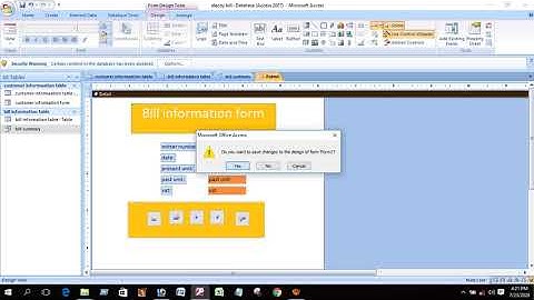 Create add record, delete and search student profile in Ms Access | Hide design view