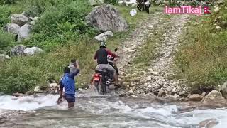 Hailstone || Rainy Day || Rural life of nepal