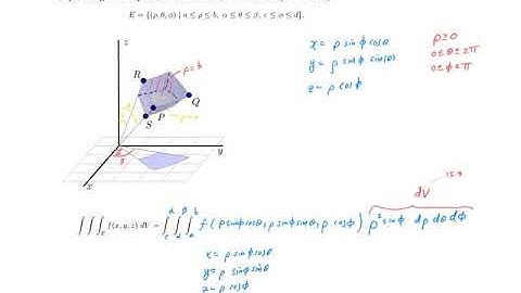 15 8 triple integrals in spherical coordinates part 2