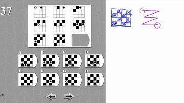 IQ TEST matrix 37 SOLVED AND EXPLAINED
