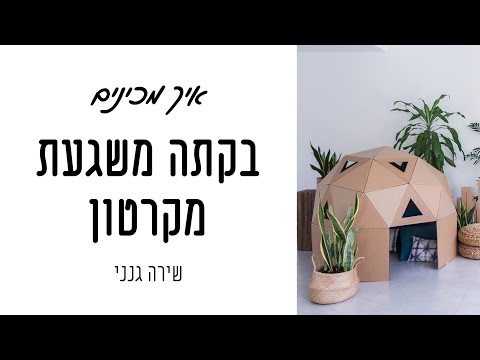 וִידֵאוֹ: איך מכינים בית ציפורים מקרטון