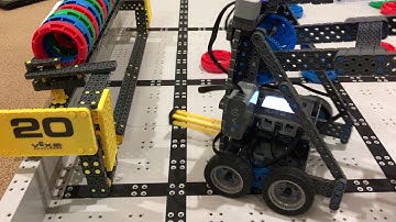 VEX IQ Ringmaster Programming Skills - Stretch releases bonus tray