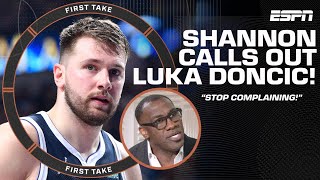 STOP ALL THE COMPLAINING! - Shannon Sharpe calls out Luka Doncic for Game 4 loss | First Take screenshot 5