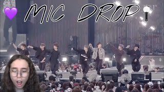 Reacting BTS (방탄소년단) - Mic Drop [Live Video]
