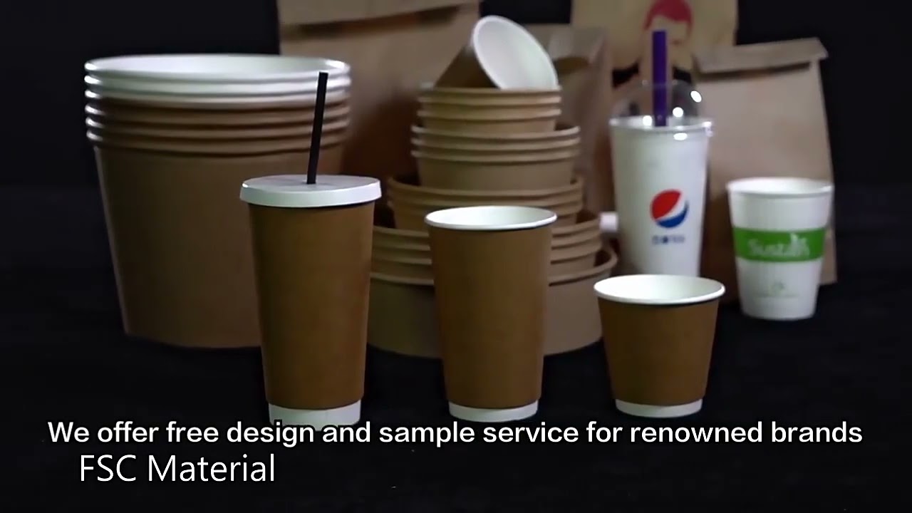 How Custom Logo Kraft Paper Cups Are Made: From Design to Final Product!