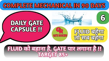 Fluid mechanics, viscous flow, turbulent flow, boundary layer, Chapter-5, part-1,#GateRockers