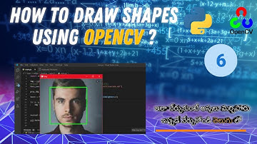 How to draw shapes in images and videos using opencv