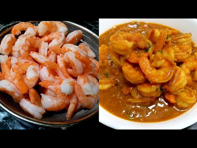 Simple Prawn Masala Recipe - Bachelors Prawn Curry Recipe -  இறால் மசாலா | Food Tamil - Samayal & Vlogs