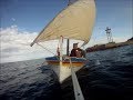 Un nouveau vol de barque catalane  voile latine  port vendres 