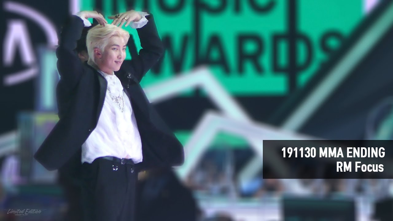 191130 멜론뮤직어워드 엔딩 (RM Focus)