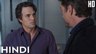 Tony Stark Meets Bruce Scene In Hindi The Avengers 2012 Ironman And Hulk Funny Scenes