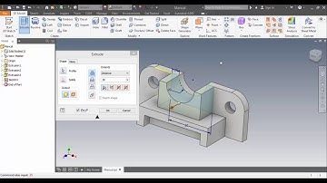 Autodesk Inventor- Exercício de modelagem 3D de um Mancal
