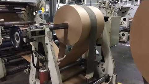 H.G. HOLWEG WEBER CO. VARIABLE SIZED PAPER BAG MACHINE MODEL 5N-1514 FOR SALE