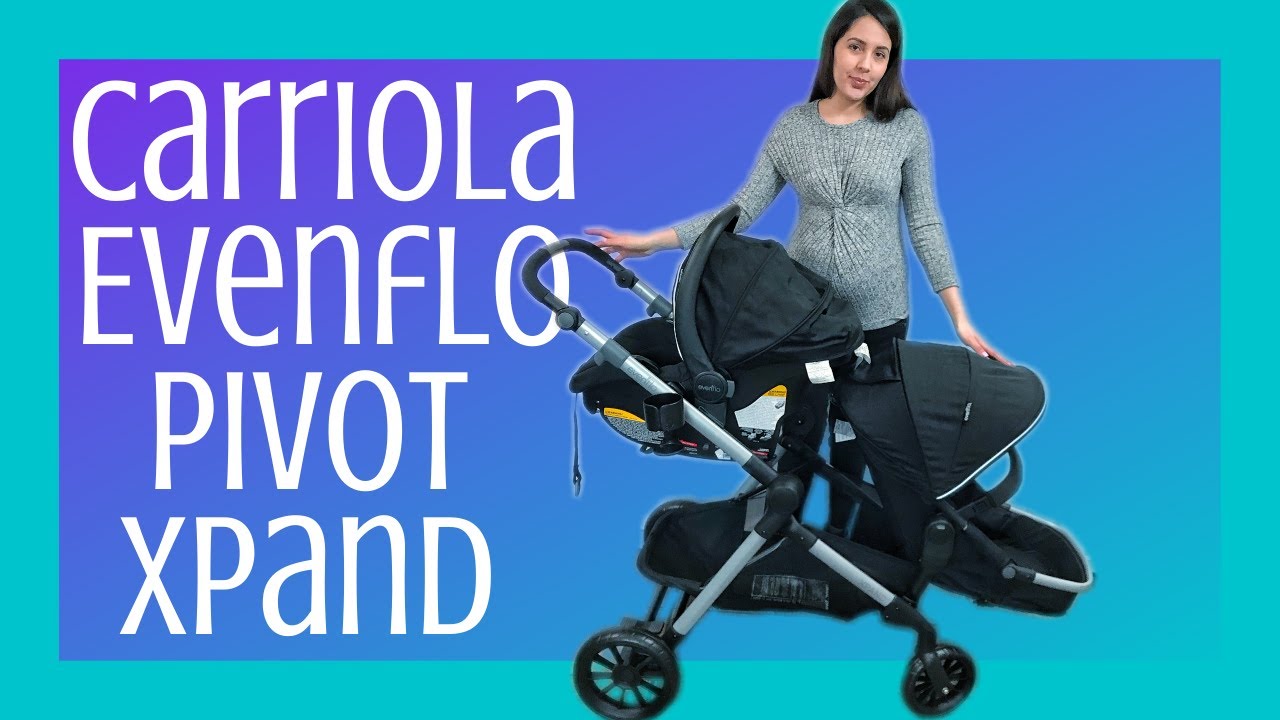 Padre fage Soportar melocotón Carriola para 2 bebes o gemelos moderna y barata | Evenflo Pivot Xpand  Travel System unboxing - YouTube