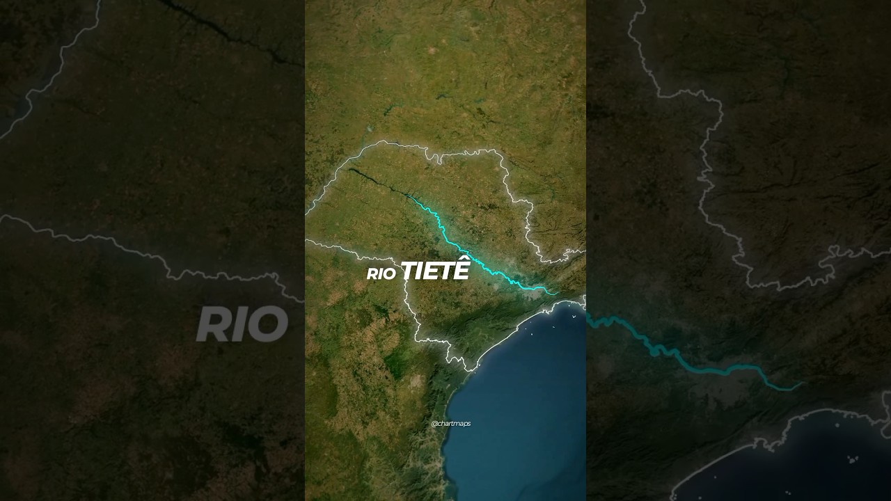 O rio Tiet&ecirc; &eacute; um dos poucos rios brasileiros que correm em dire&ccedil;&atilde;o ao interior do pa&iacute;s