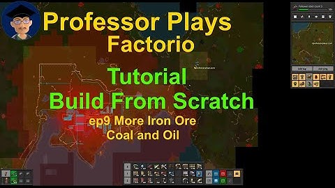 Factorio Tutorial Build From Scratch ep9 More Iron Ore, Coal and Oil
