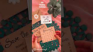 Make your own Wedding Invitation | DIY Wedding Invitation | Handmade Cards Ideas