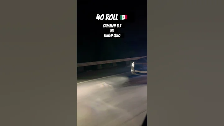 Cammed 5.7 vs Tuned Q50 in Mexico 🔥🇲🇽 #chargerrt #q50 #mopar #fyp #racing