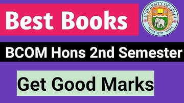 Best Books for BCOM Hons Second Semester | DU | Regular and SOL