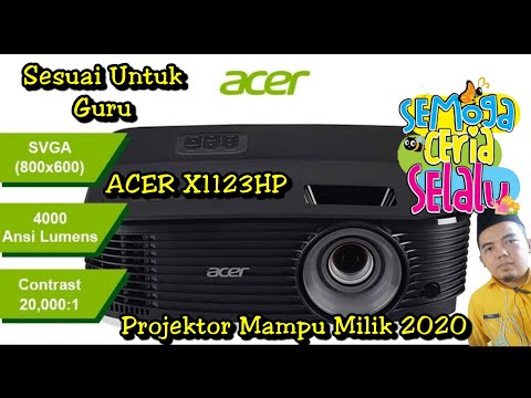 ACER X1123HP 4000 LUMENS PROJECTOR UNBOXING